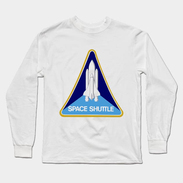 Shuttle Rocket Long Sleeve T-Shirt by GoshaDron